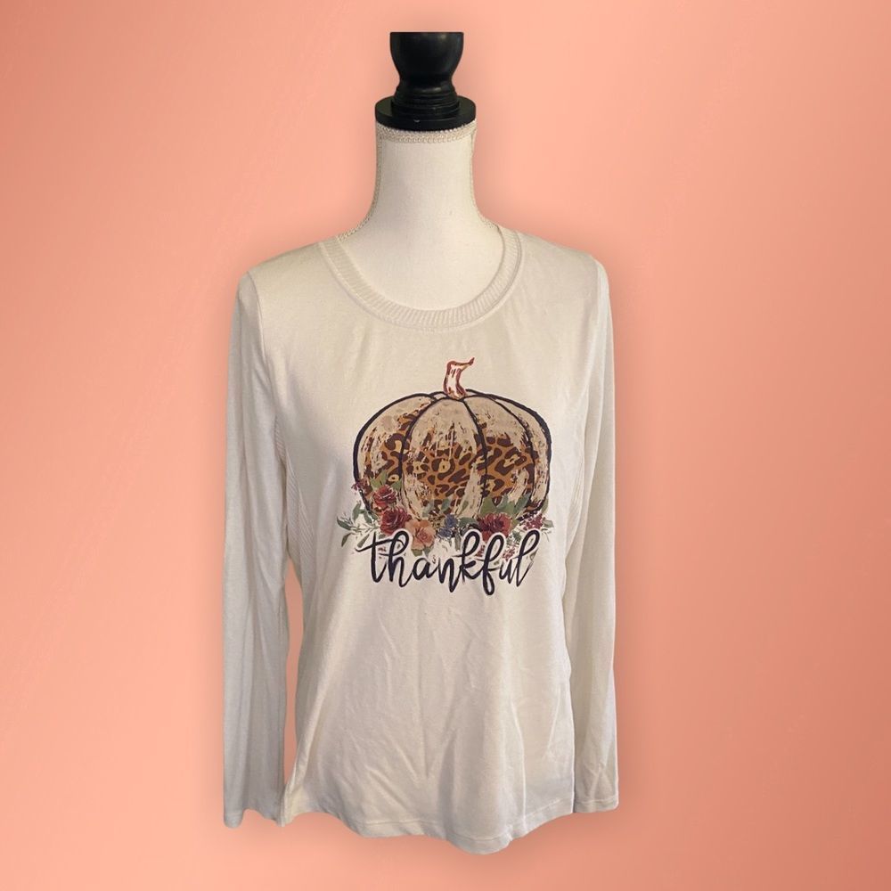 Modern size M long sleeve shirt GUC cotton-rayon-spandex blend